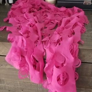 Pink Circles Scarf (spring/summer)